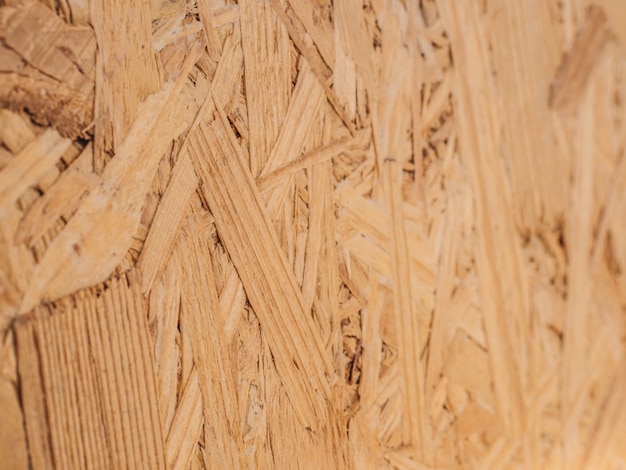 Texture en bois de panneau OSB jaune