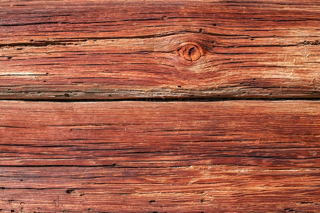 Texture en bois rouge