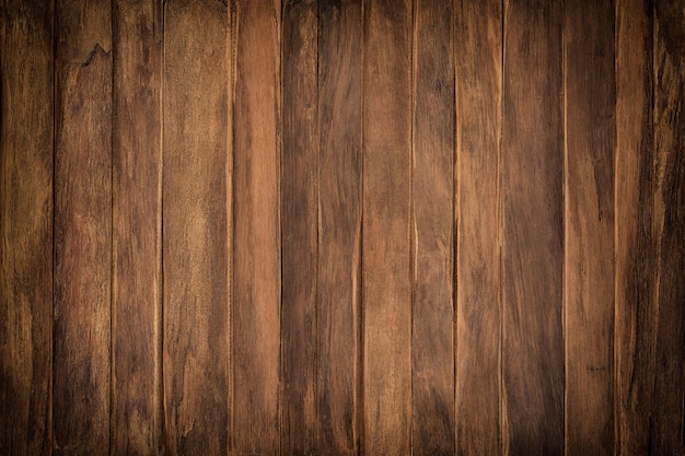 Photo texture de bois sombre avec un motif naturel fond de table vintage