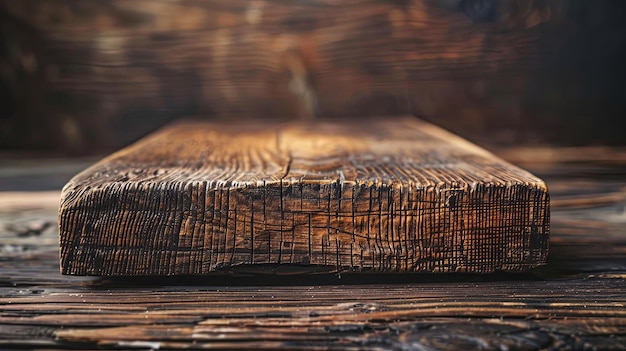 Photo texture en bois vieillie proximité des motifs et des grains naturels