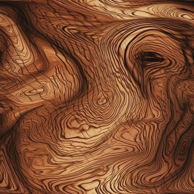 Une texture bois avec un visage au milieu