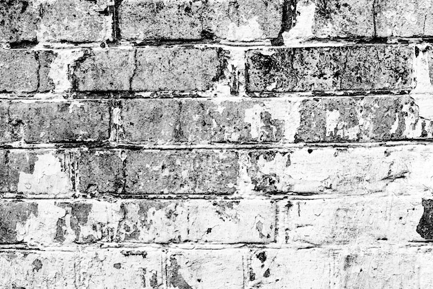 Texture, brique, fond de mur. Texture de brique avec rayures et fissures