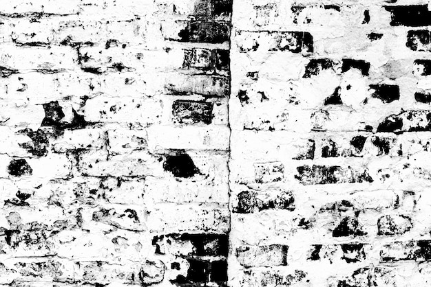 Texture, brique, mur, il peut être utilisé comme arrière-plan. Texture de brique avec des rayures et des fissures