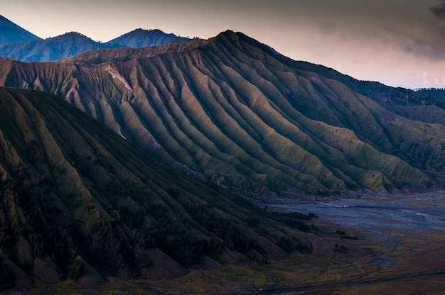 Texture de Bromo vocalno, Java oriental, Indonésie