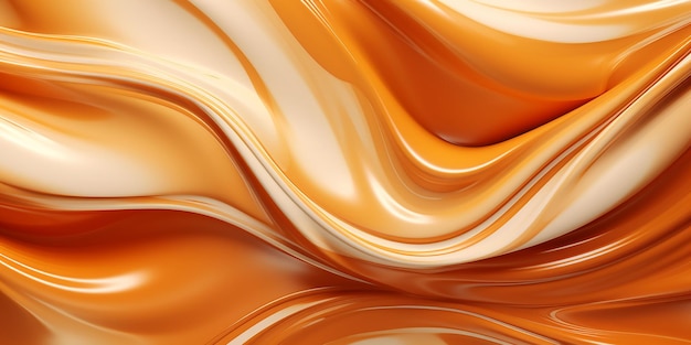 Texture de caramel liquide