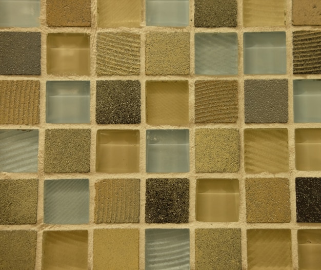 Photo texture de carreaux de céramique fins pour salle de bain