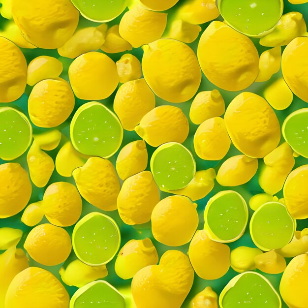 Photo une texture de citron jaune et vert qui sont acides