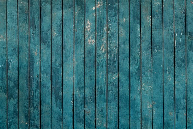 Texture de clôture en bois bleu