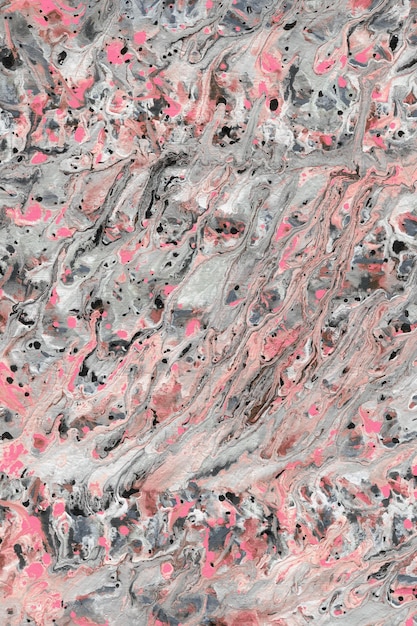 Texture colorée abstraite fluide avec des éclaboussures de peinture et des fuites