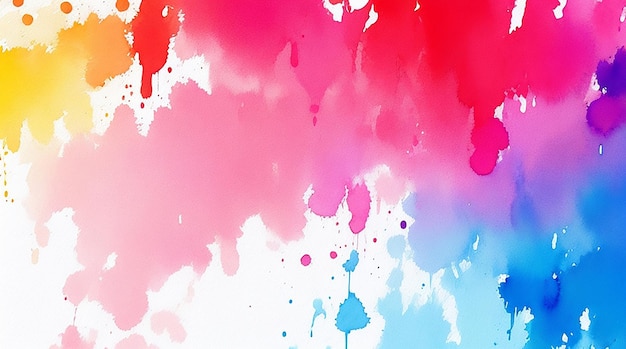 Texture colorée splash couleur du coup de pinceau peint motif aquarelle