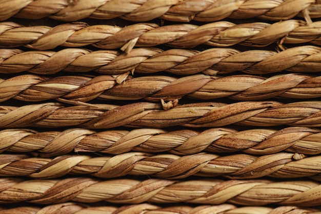 Texture de corde. Écharpe en plusieurs rangées d'arrière-plan