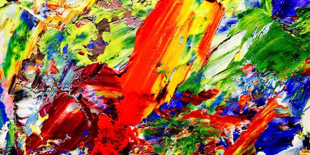 Texture de couleur Peinture à l'huile dessinée à la main sur toile Fond d'art abstrait Art contemporain moderne