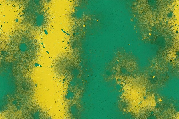 Texture de couleur verte sur fond jaune