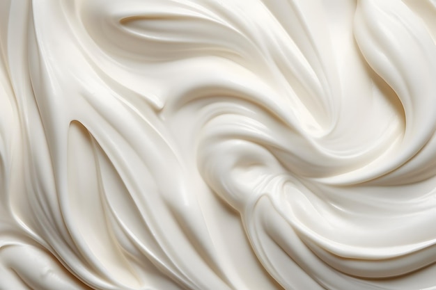 Photo texture de crème de beauté arrière-plan de lotion cosmétique vue rapprochée du produit de soin de la peau crémeux