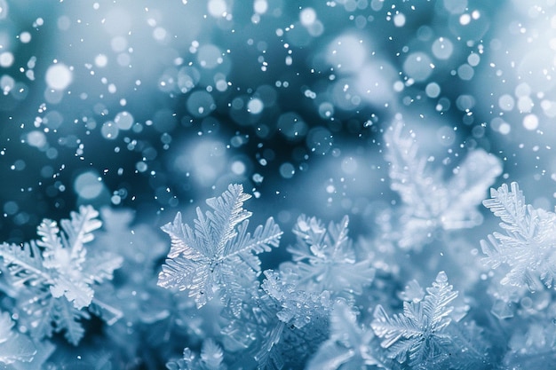 Texture de cristal de glace gelée L'hiver étincelant Abstrait Arrière-plan