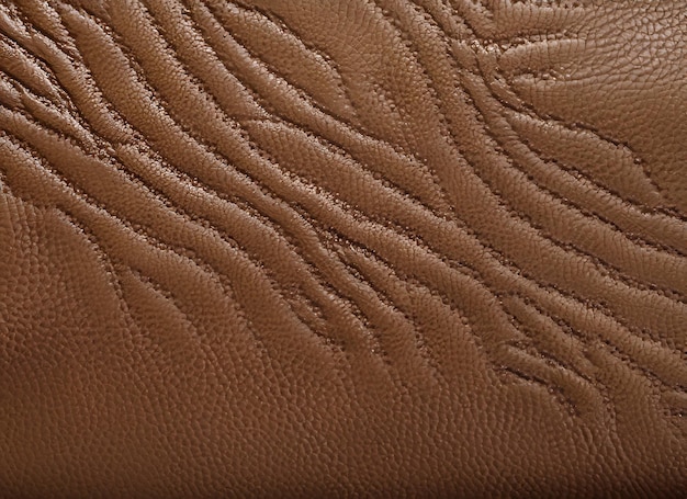 Texture de cuir artificiel avec ondulations et courbures