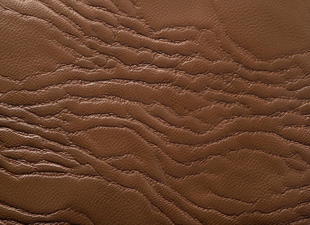 Texture de cuir artificiel avec ondulations et courbures