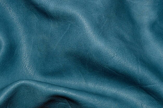 Texture cuir bleu bouchent