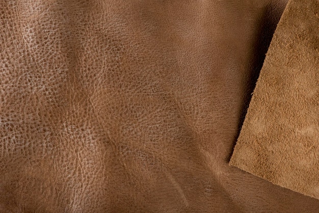 Texture de cuir marron texture de fond en cuir marron naturel pour la conception ou le projet