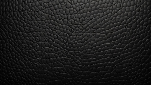 La texture en cuir noir du cuir