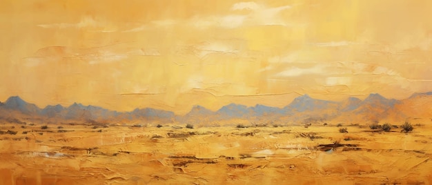 Texture désert steppe chaleur sécheresse dunes chaudes sable peinture à l'huile