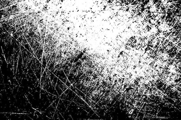 Texture de détresse grunge noir et blanc. Scratch Texture sale fond