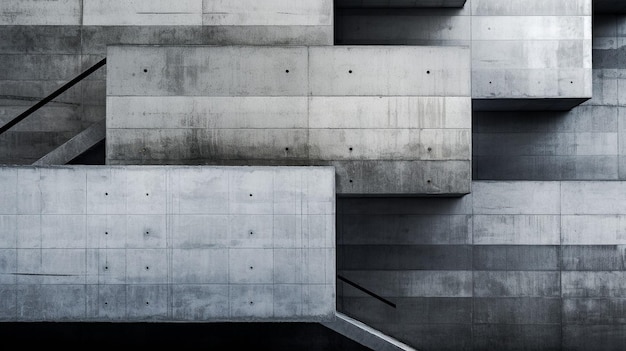 La texture du béton et l'ambiance urbaine