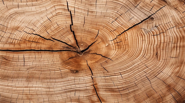 La texture du bois ancien Mur de planches de revêtement Motif de fond en bois montrant les anneaux de croissance