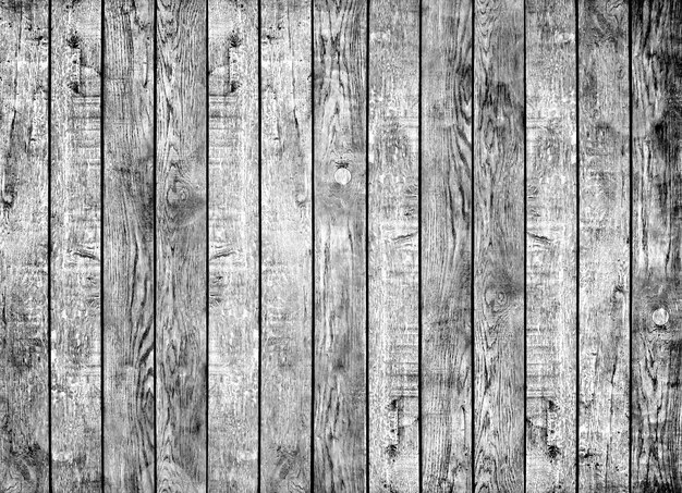 Texture du bois. fond vieux panneaux/ noir et blanc