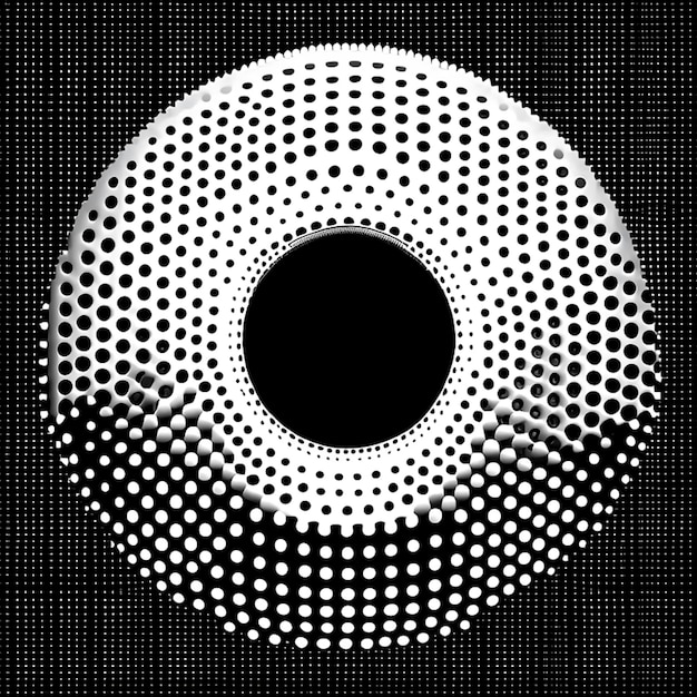 Photo texture du cadre circulaire à demi-tonnes conception d'arrière-plan élément de conception du tissu texture des points de cercle à moitié-tonnes
