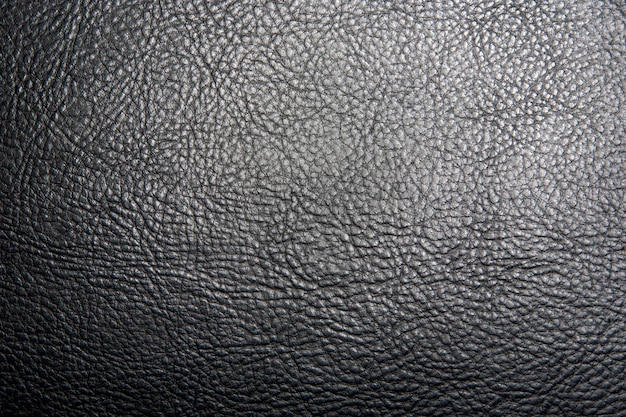 Texture du cuir noir