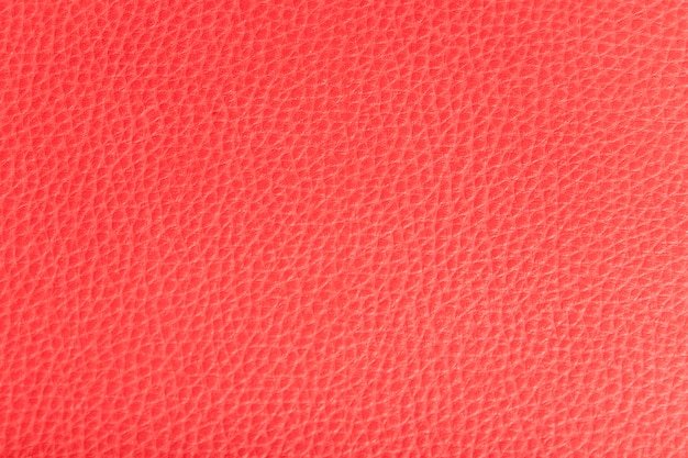 Texture du cuir rouge