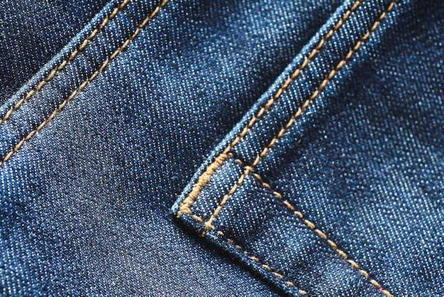 Texture du denim avec coutures