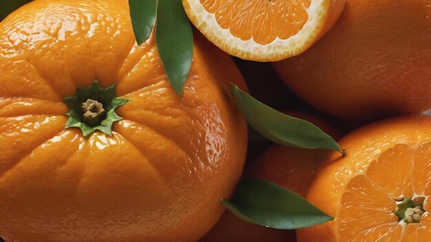 Texture du fruit d'orange en gros plan