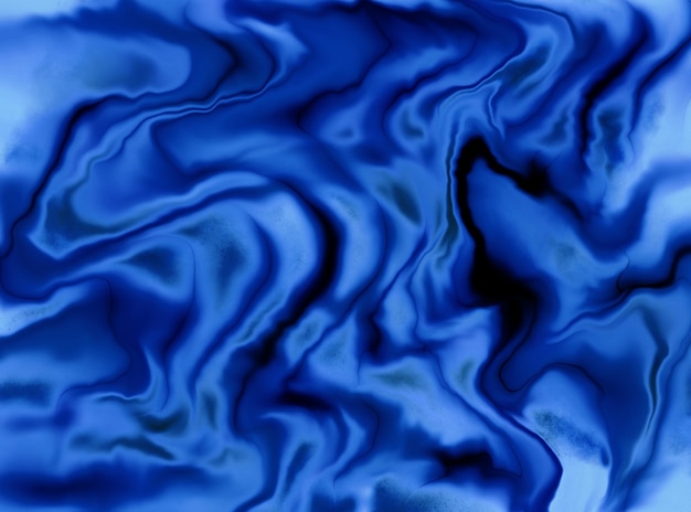 La texture du marbre liquide bleu Motif brillant bleu avec texture de pierre naturelle Conception d'arrière-plans bannières flyers invitations cartes postales emballage