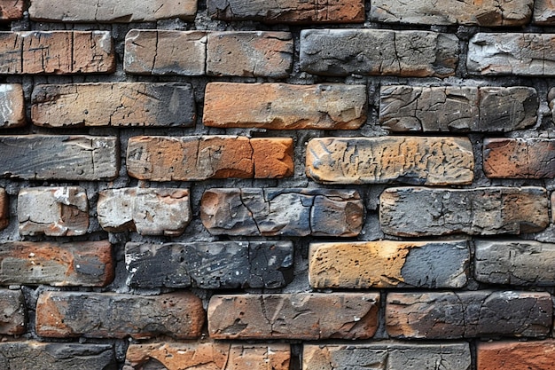 Texture du mur de brique avec du mortier