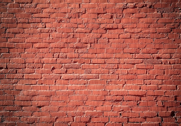 texture du mur en briques rouges