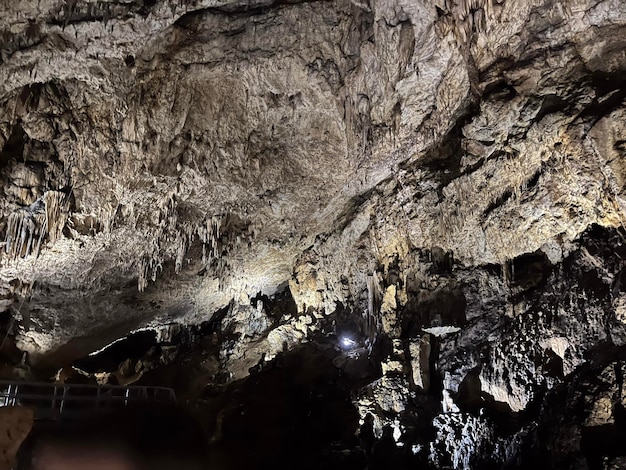 texture du mur de la grotte