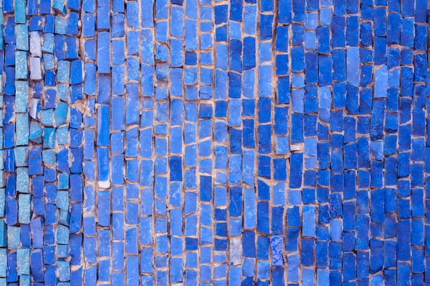 Texture du mur de mosaïque vintage coloré.