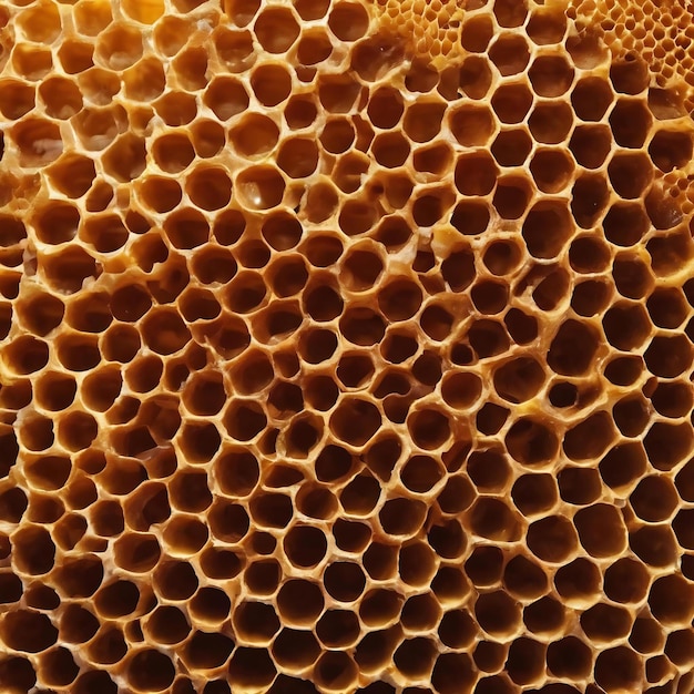 Photo texture du nid d'abeille à fond abstrait naturel