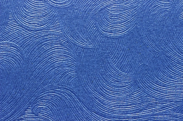 Texture du papier vague bleue Texture floue pour le fond