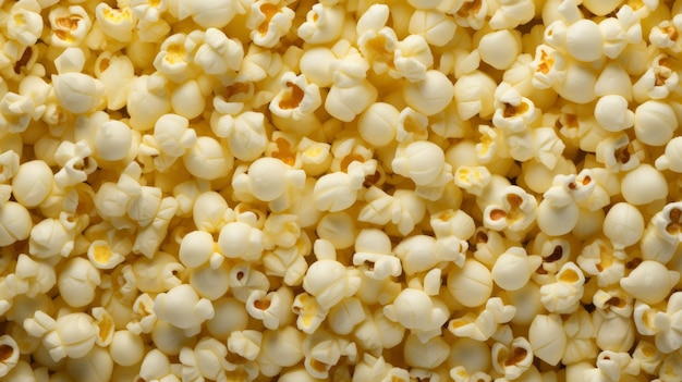 La texture du pop-corn est générée par le réseau neuronal de fond.