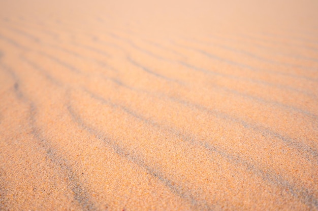 Photo texture du sable sur le désert