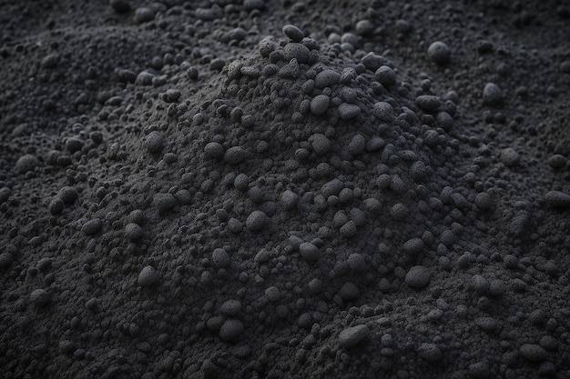 Texture du sable magnétique noir pour le fond