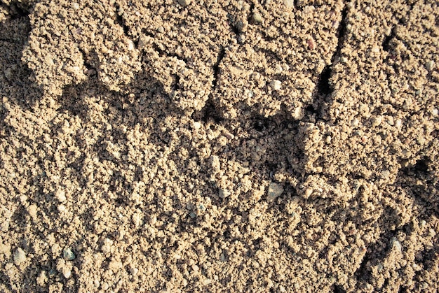 La texture du sable