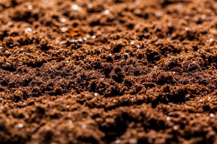 Photo la texture du sol macro