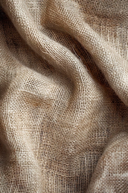 Texture du tissu de burlap comme fond