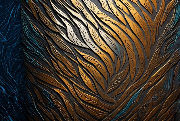 La texture du verre est d'une œuvre d'art.