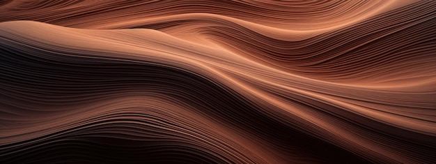 Texture de dunes du désert en gros plan Motifs de sable complexes AI Generative