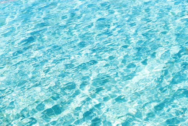 La texture de l'eau bleue avec des vagues peut être utilisée pour le fond